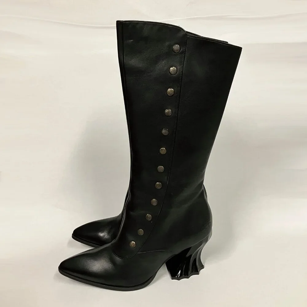 *BRAND NEW!* Fluevog 2017 Deliverance LU Boots, Black, Size 9.5 (best for 8.5)! - Picture 3 of 11